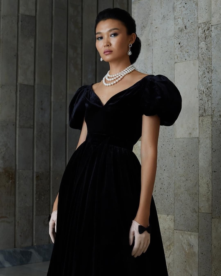 Бархатное платье Ульяны Сергеенко