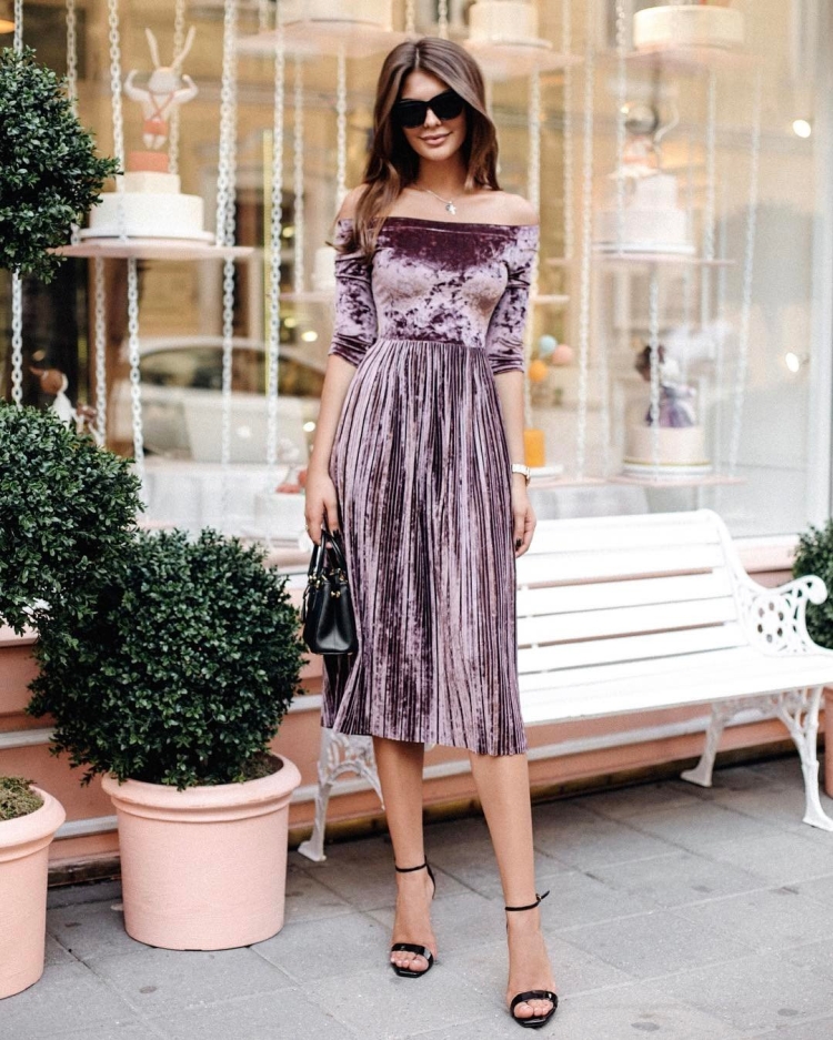 Лук вечернее платье