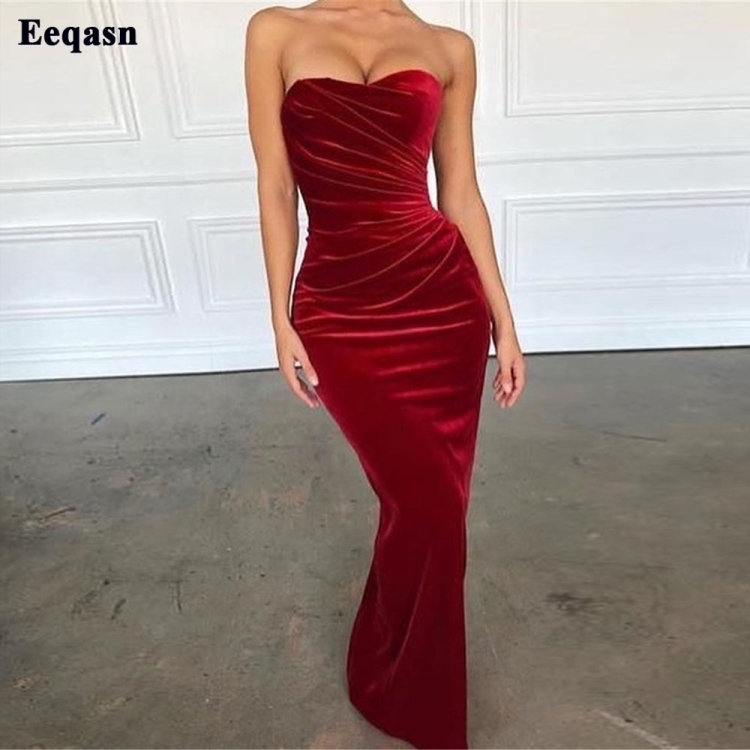 Красное платье облегающее вечернее