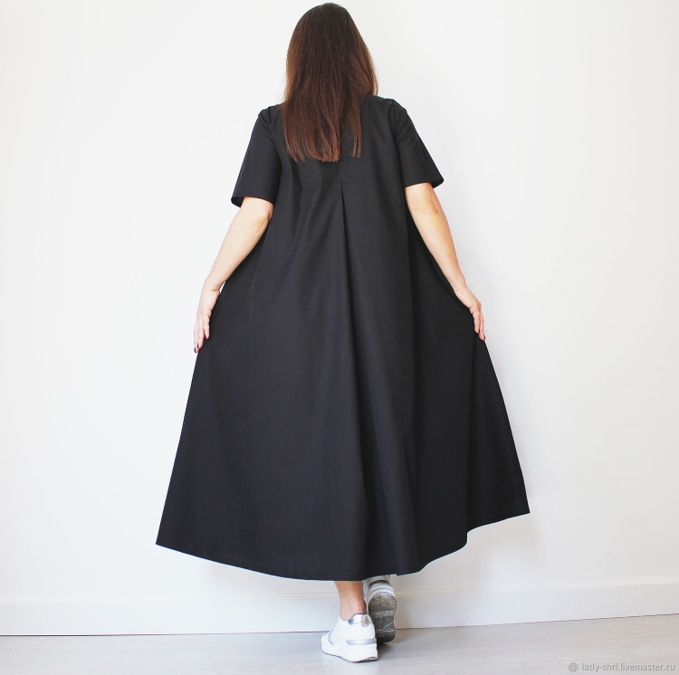 Платье макси оверсайз