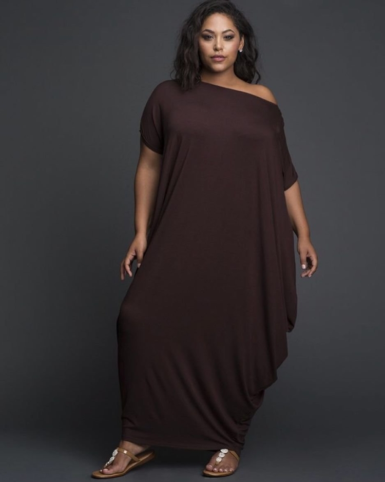 Креативные платья для полных