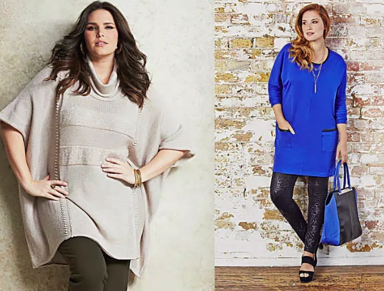 Туника оверсайз женская для полных