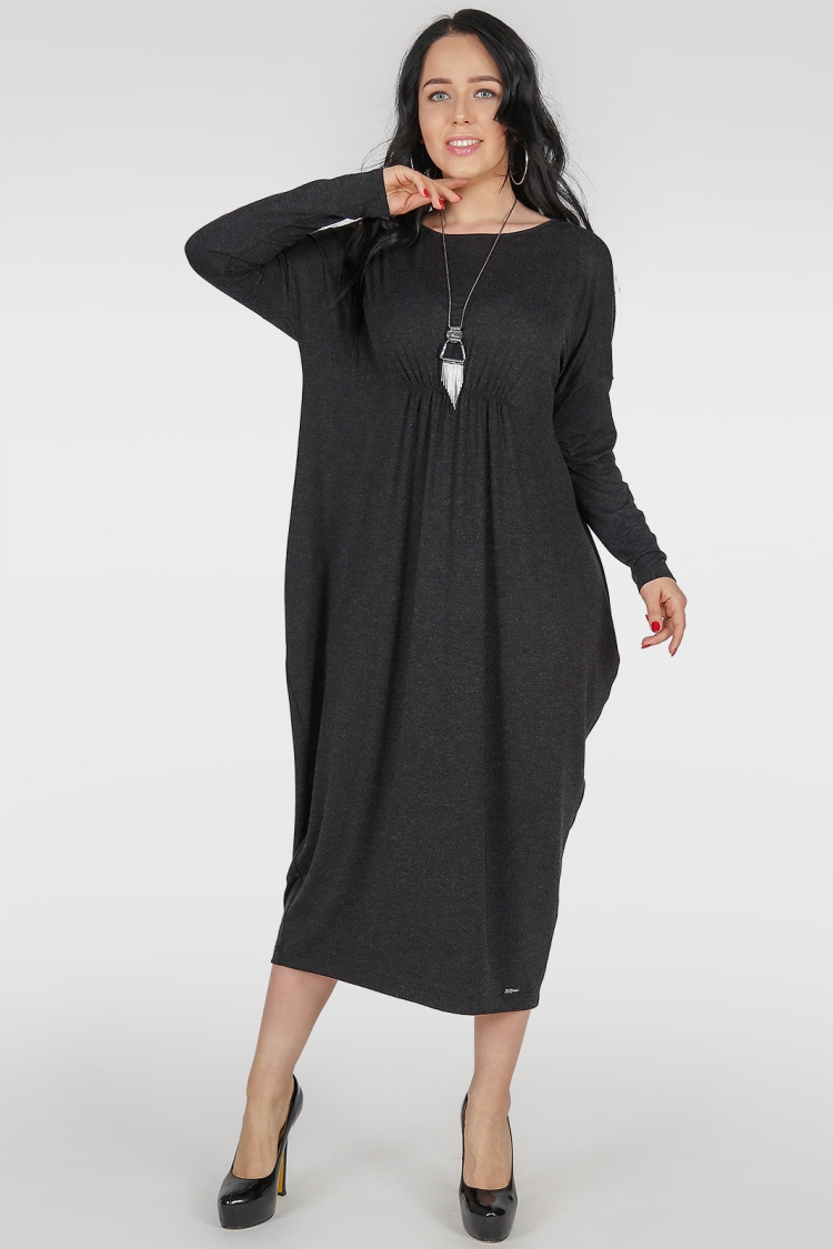 Трикотажное платье оверсайз