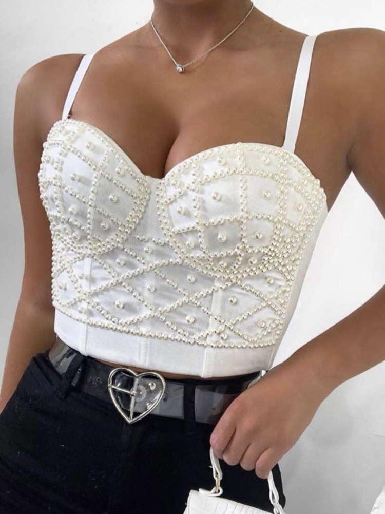 Топ корсет белый