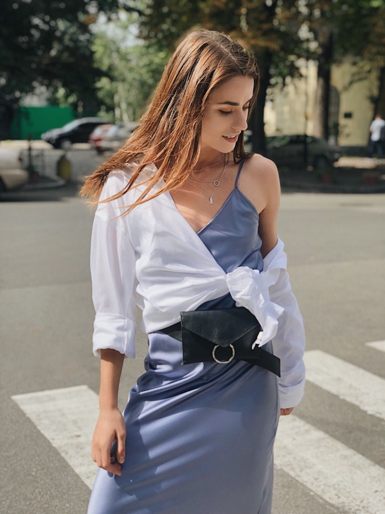 Шелковое платье