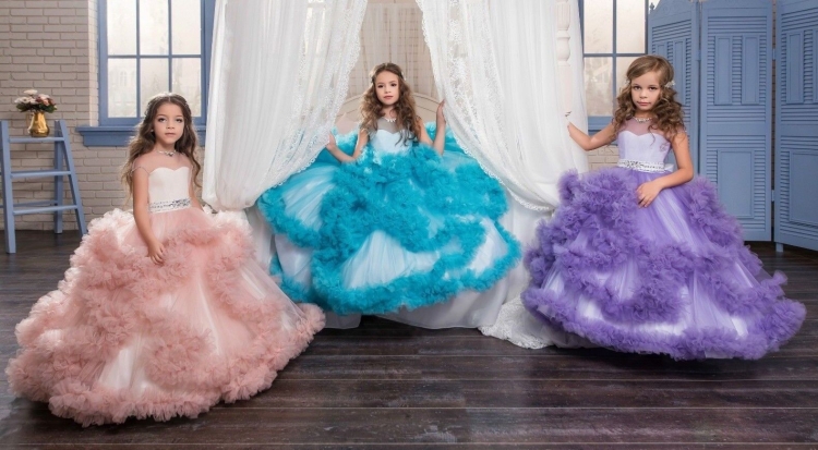 Пышные платья для девочек