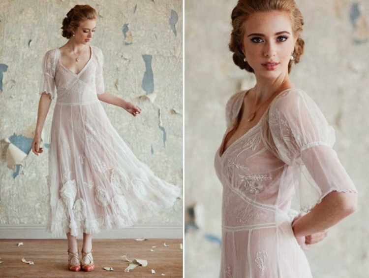 Платья в винтажном стиле воздушное