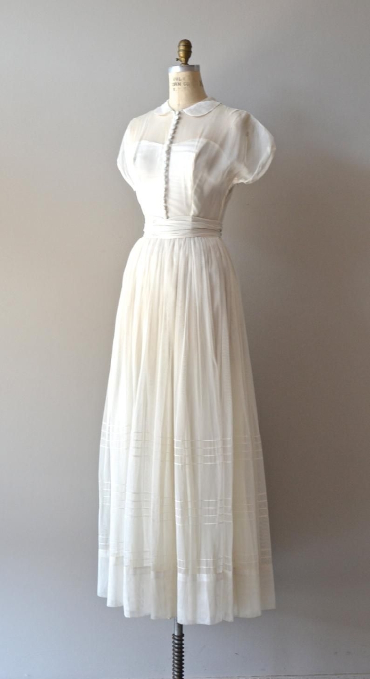 Свадебные платья 1940-х годов