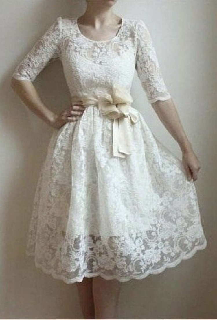 Винтажное платье белое кружевное