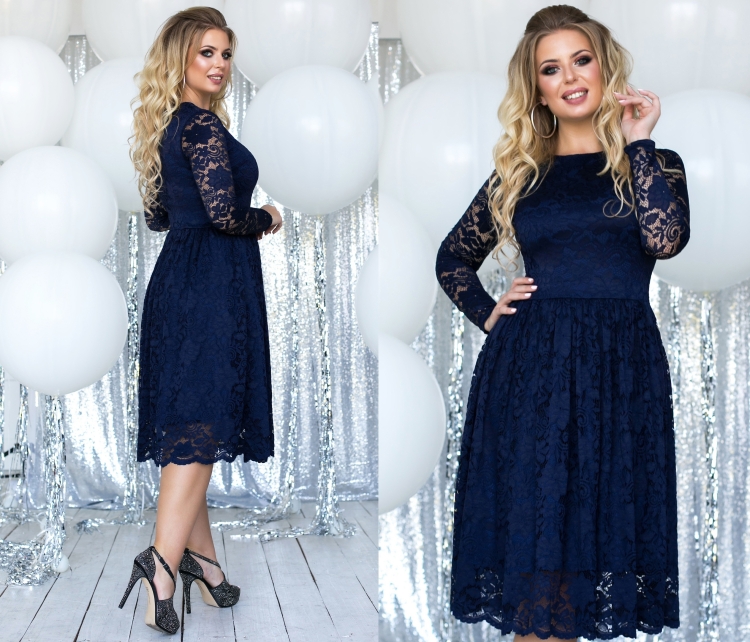 Вечерние платья из гипюра