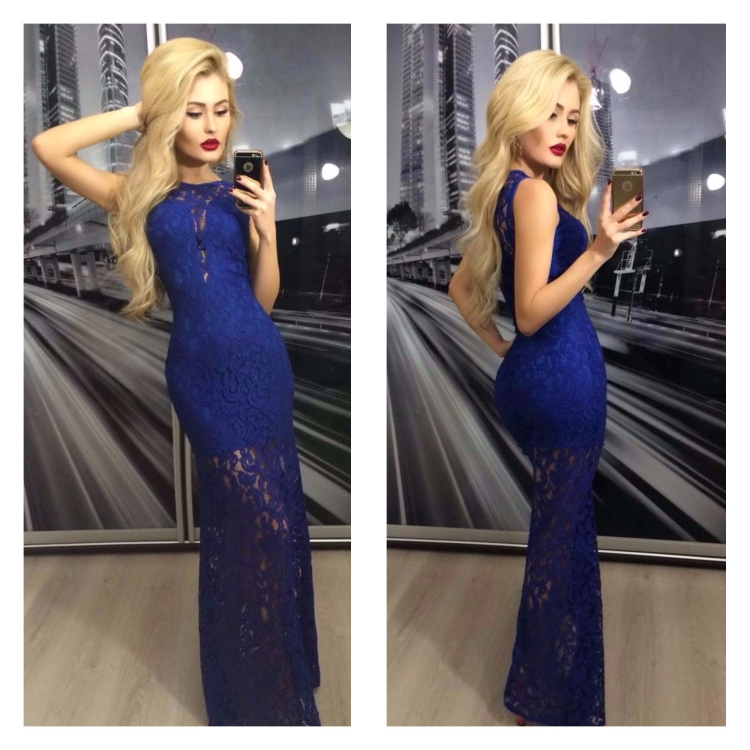 Купить длинное платье вечернее стрейч на САДОВОДЕ