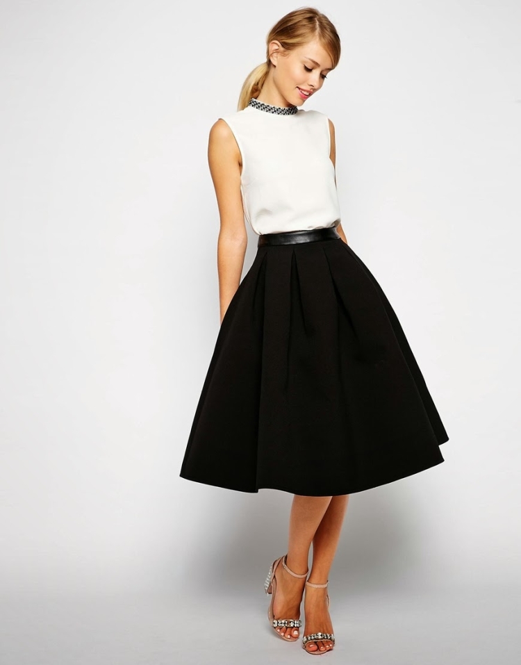 Юбка солнце ниже колена