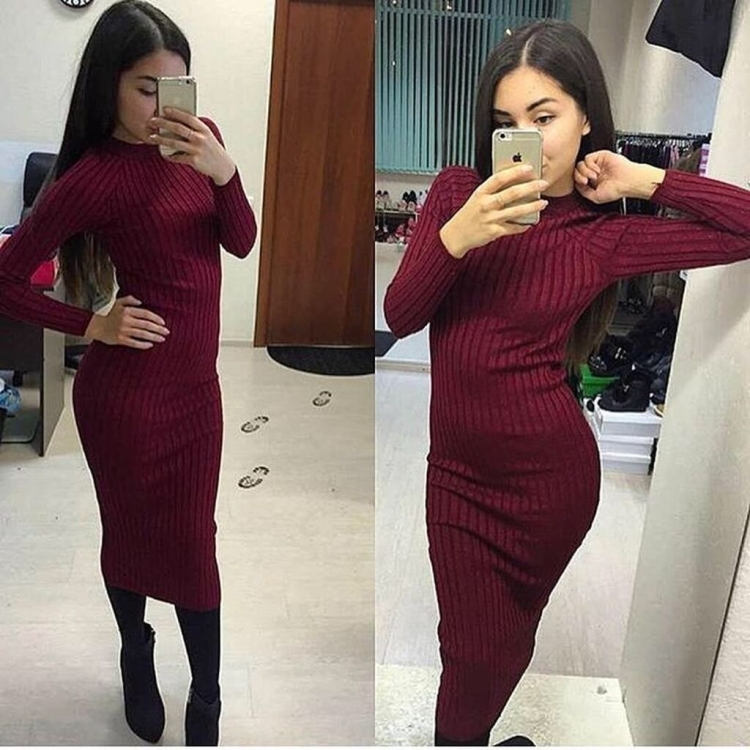 Платье лапша с люрексом бордовое