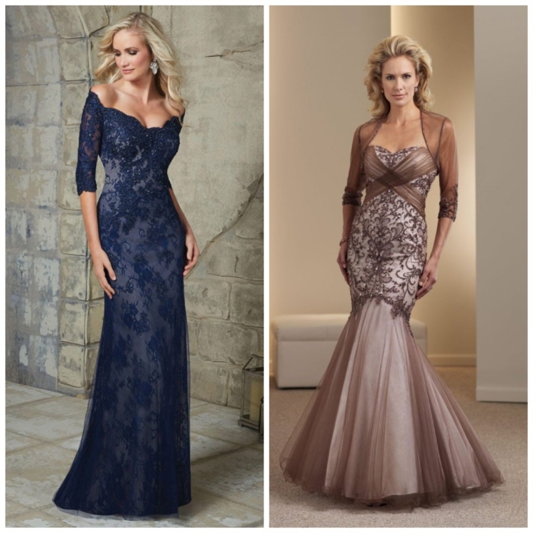 Красивое вечернее платье на свадьбу маме жениха