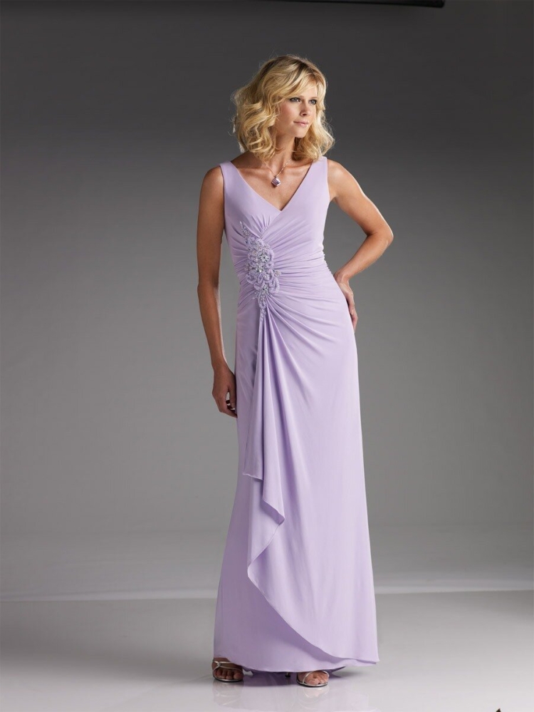 Лавандовое платье для мамы