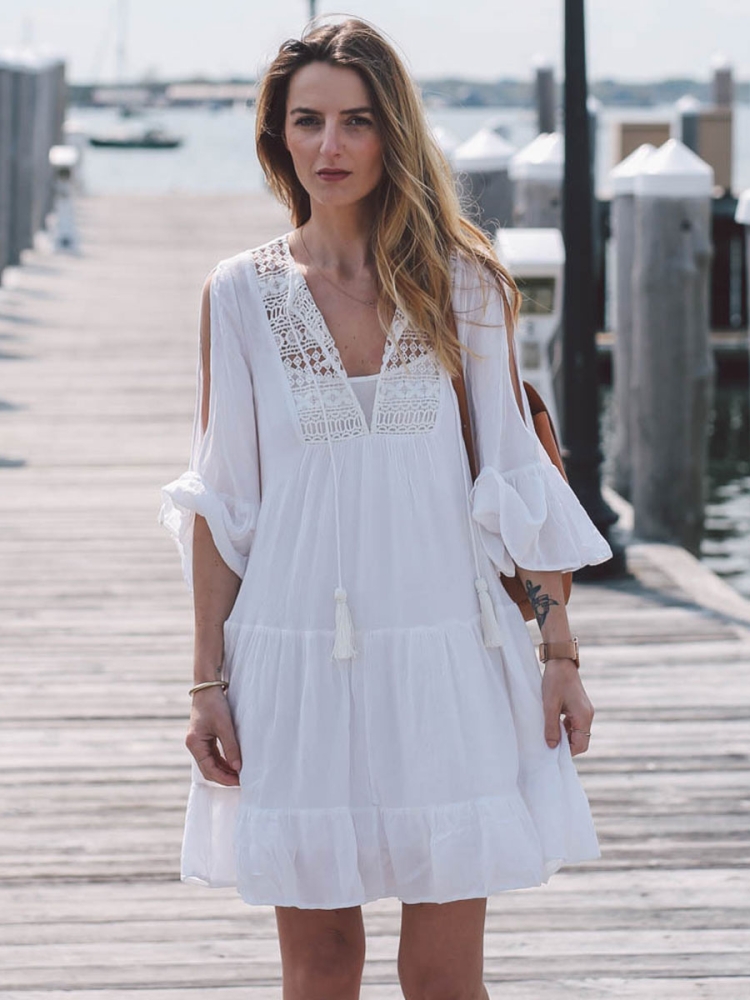 Белое платье