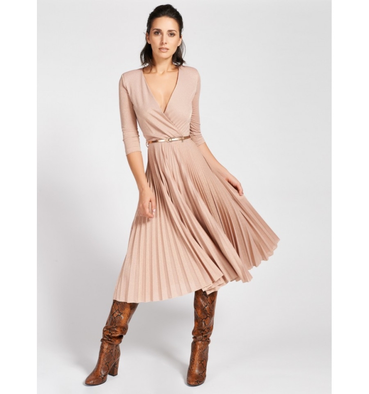 Платье плиссе