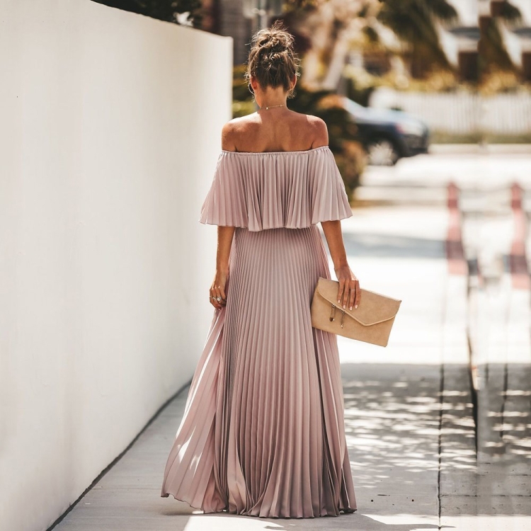 Платье плиссе