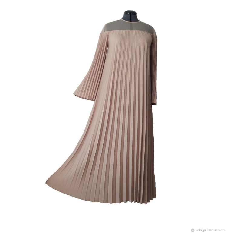 Армани платье плиссе