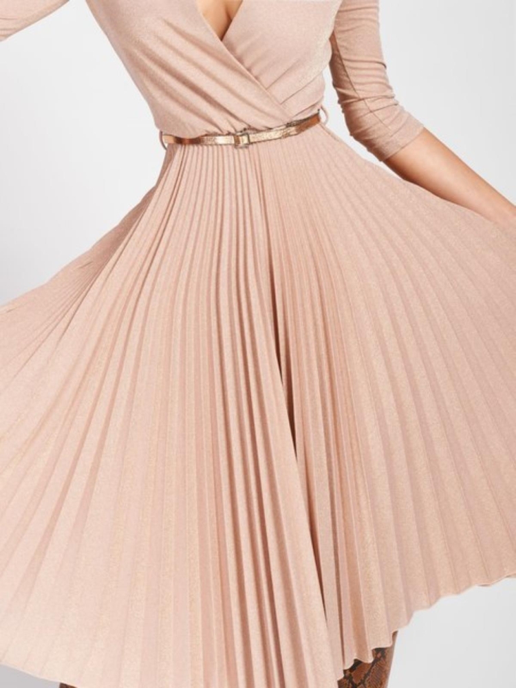 Шифоновые плиссированные платья