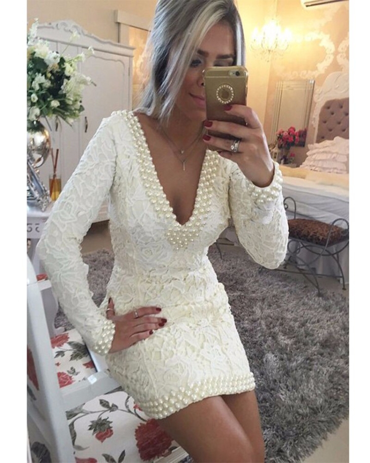 Платье с жемчугом