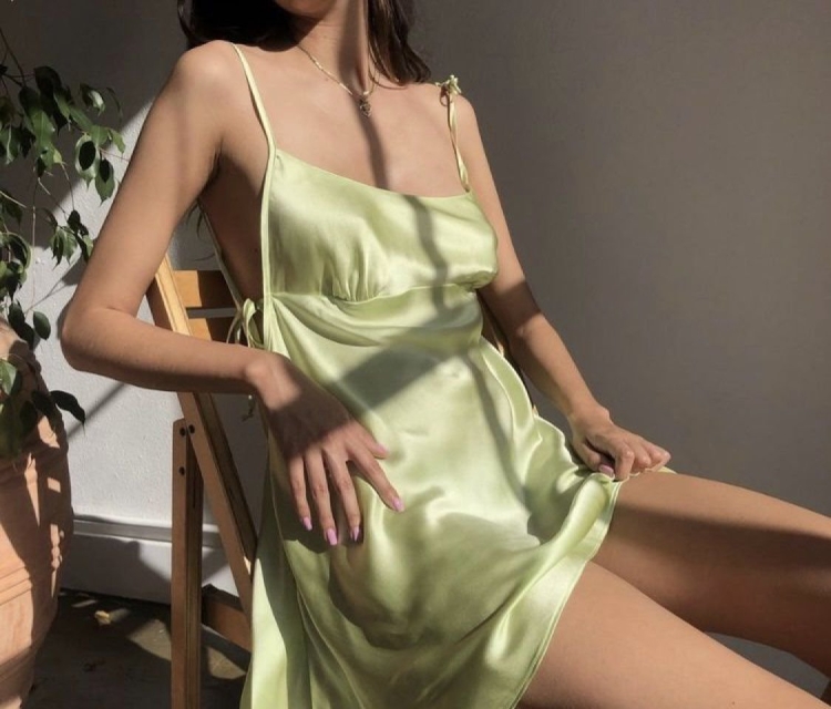 Silk Dress aesthetic