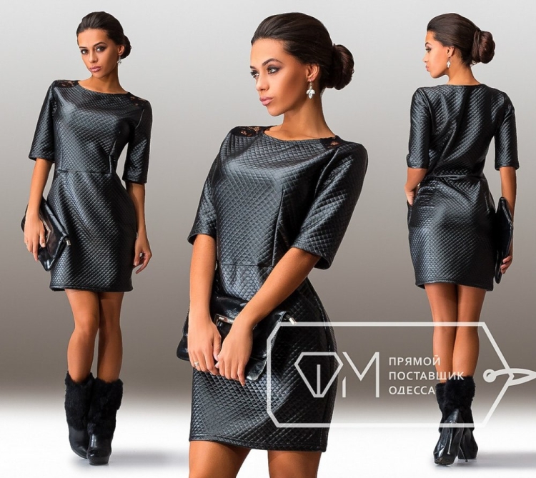 Одежда из перфорированной экокожи