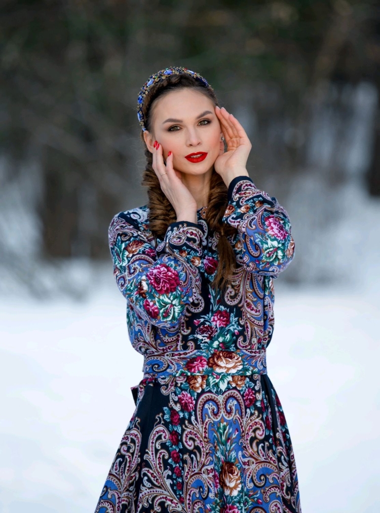 Юбка в народном стиле