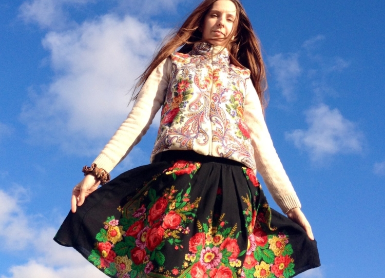 Юбка платок