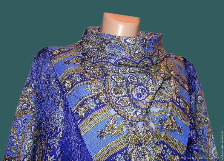 Аромат лета платок Павлопосадский