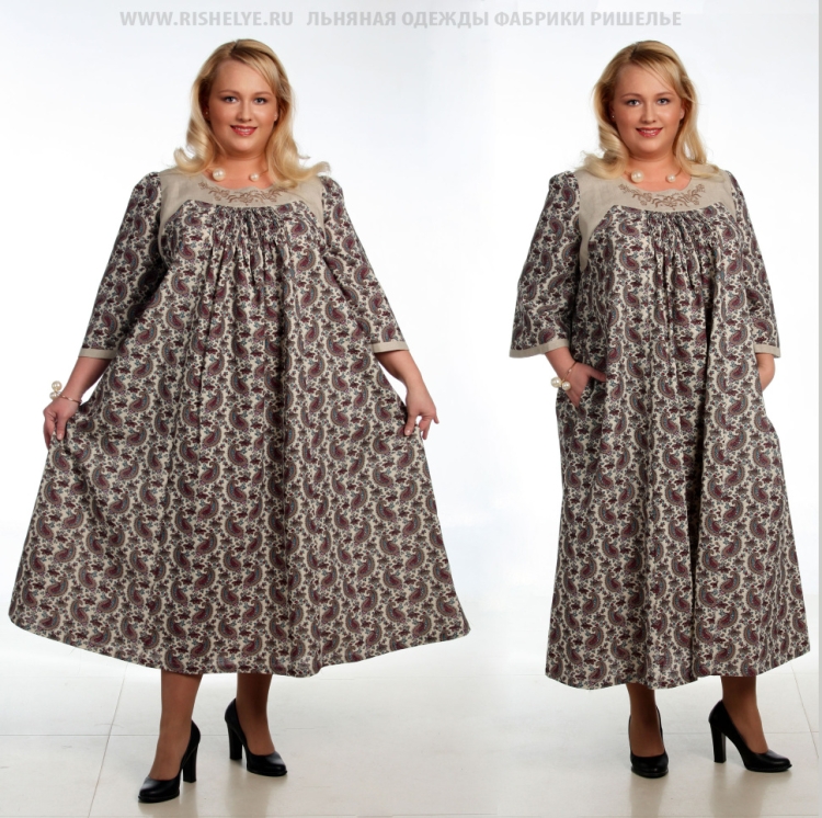 Платье "лён Бианка" 415020