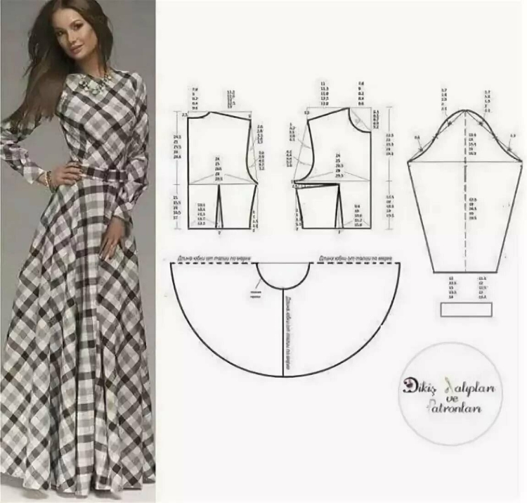 Выкройка платья