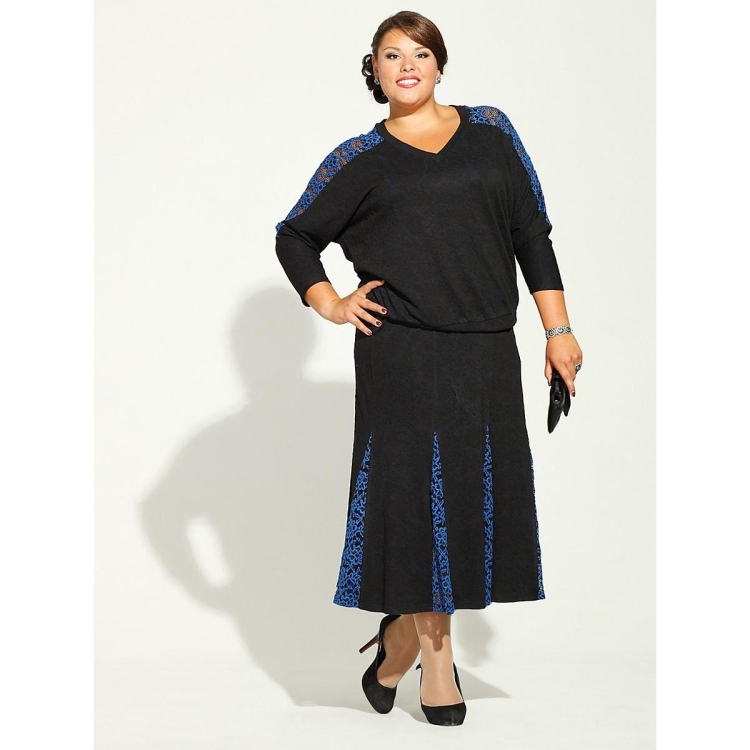 Вечерние юбки на полных