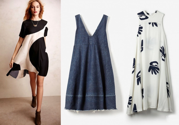 Стильные фасоны платьев для шитья