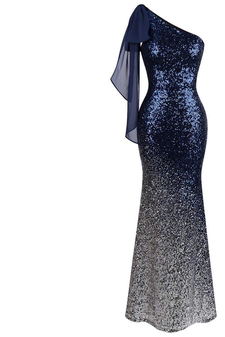 Платье с блестками вечернее