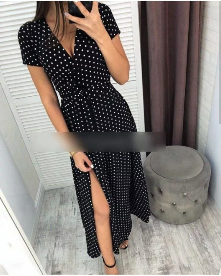 Платье горох