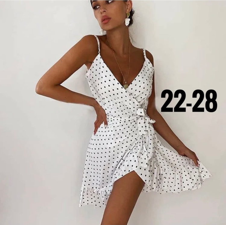 Красное платье летнее короткое