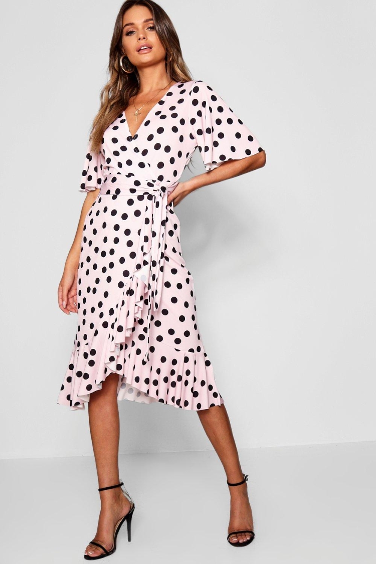 Желтое летнее платье