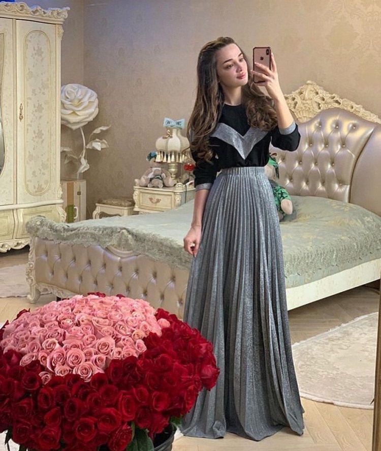 Красивые длинные платья повседневные Инстаграм