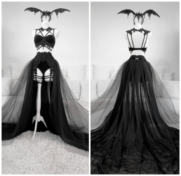 Свадебное платье в готическом стиле