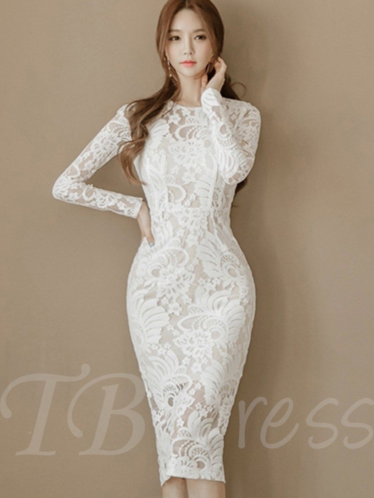 Элегантное кружевное платье