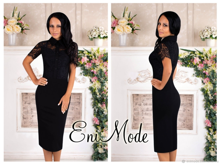 Классические платья с кружевом