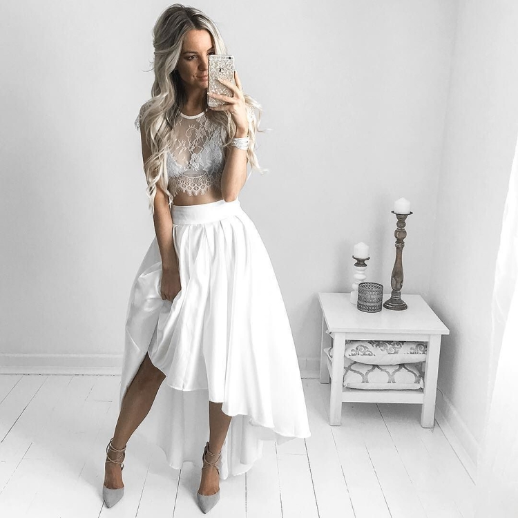 Платье белое Imperial миди