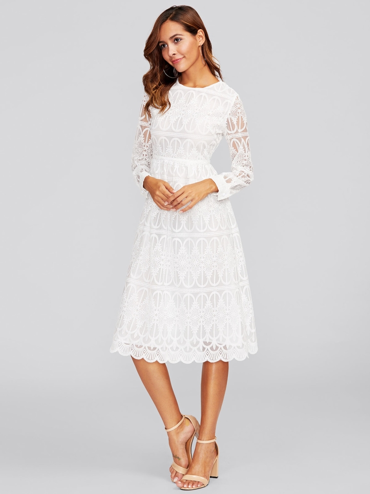 Шикарная белая юбка