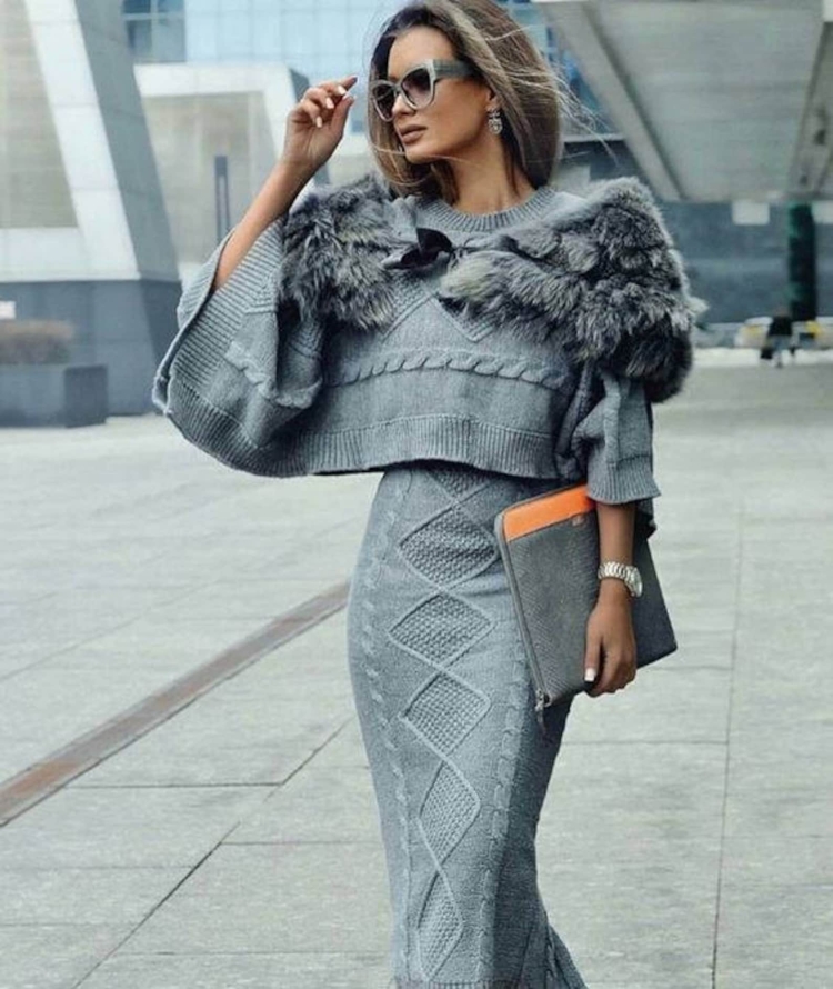 Стильные вязаные вещи