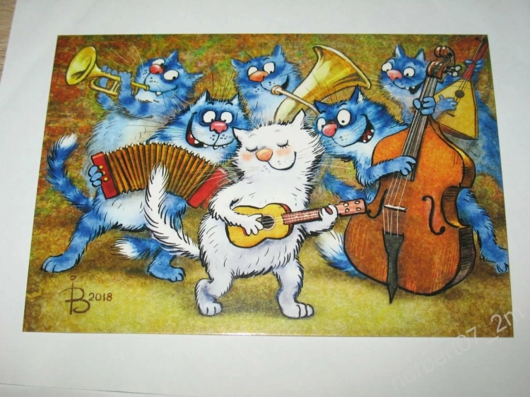 Синие коты музыканты