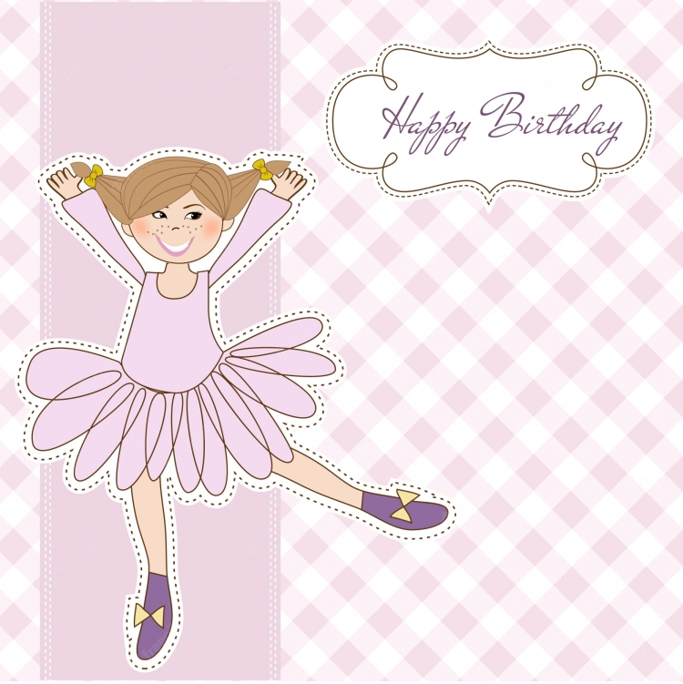 Открытка с днём рождения танцовщице прикольная
