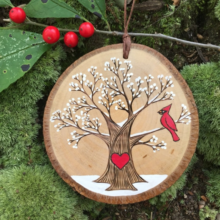 Поделки на спиле дерева