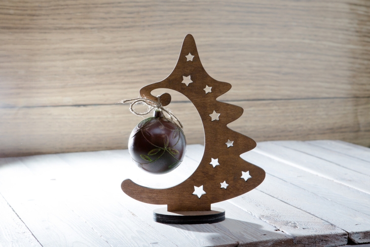 Деревянные игрушки на елку