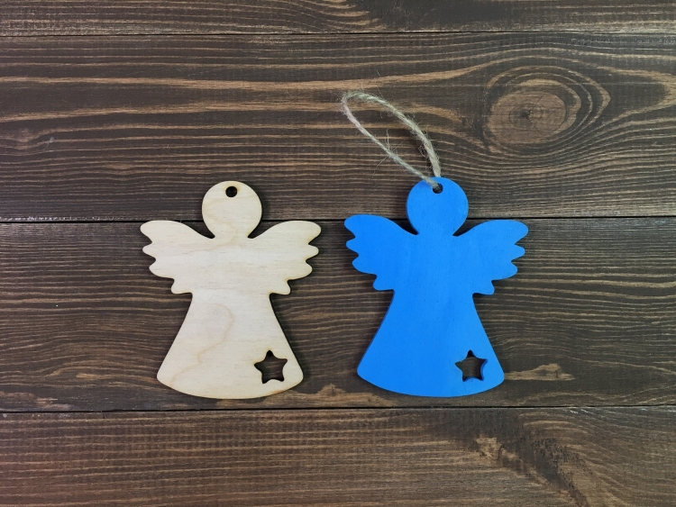 Деревянные игрушки на елку